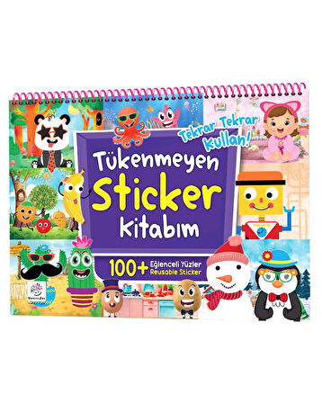 Tükenmeyen Sticker Kitabım Yükselen Zeka