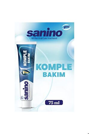 Sanino Diş Macunu Komple Bakım 75 ml x 2 Adet