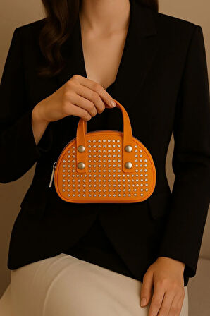 Lüks Mini Elmas Taş işlemeli El Ve Omuz çantası