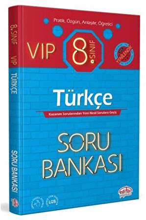 Editör 8. Sınıf Vıp Türkçe Soru Bankası