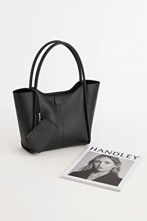 Lüks Büyük Kapasiteli Suni Deri Omuz Çantası