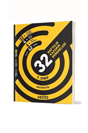 HIZ YAYINLARI 7. SINIF MATEMATİK 32 HAFTA DENEME