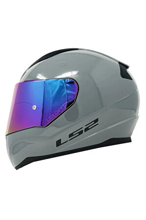 Rapid 2 Nardo Gri Fullface Motosiklet Kaskı Gökkuşağı Camlı