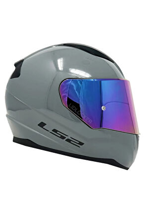 Rapid 2 Nardo Gri Fullface Motosiklet Kaskı Gökkuşağı Camlı