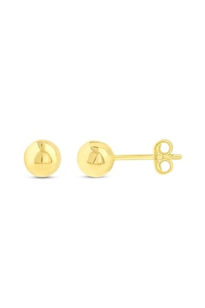 Altın Top Küpe - 14K
