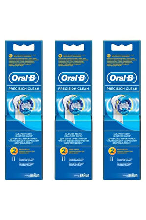 Diş Fırçası Yedek Başlığı Precision Clean 2'li 3 Adet