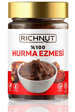 RİCHNUT %100 Doğal Hurma Ezmesi 400 gr (KATKISIZ HURMA PÜRESİ)