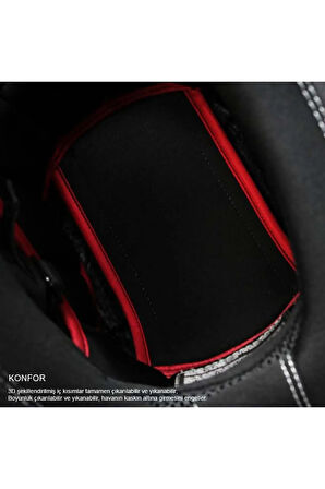 Sx.100 Gigabot Full Face Motosiklet Kaskı
