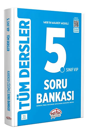 Editör 5. Sınıf VIP Tüm Dersler Soru Bankası Editör Yayınevi