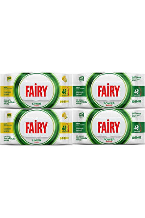 Yüzey Temizlik Havlusu 100 Yaprak Limon Yağlı & Aktif Oksijen (4 LÜ SET) 400 Yaprak Karma