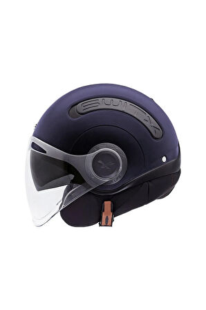 Sx.10 Yarım Kask Mat Mavi Medıum