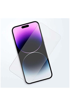 Apple Iphone 13 Uyumlu Darbeye Dayanıklı Anti Statik Cam Ekran Koruyucu Şeffaf
