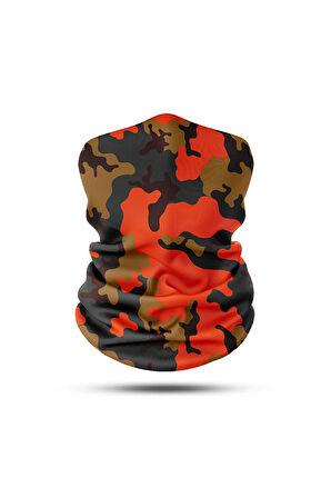 Baf Bandana Camouflage-Turuncu