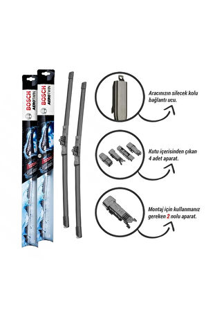 Fiat Linea Silecek Takımı (2007-2016) Bosch Aerotwin Plus