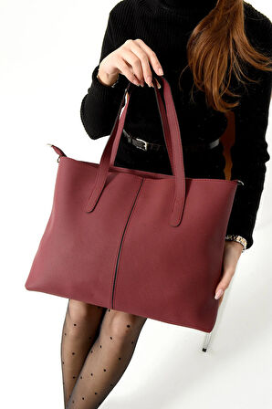 Kadın Omuz Çantası Klasik Sade Şık Tasarım