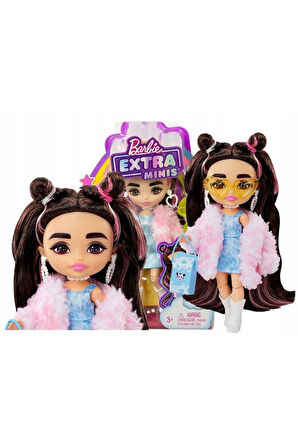 Extra Mini Bebekler Pembe Kürklü Aksesuarlı Oyuncak
