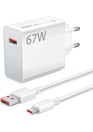 Honor Magic 7 Uyumlu 67W Sg-51 Type-C Kablolu Turbo Ev Tipi Şarj Aleti Salise Gösterir (Orginal Subzero)