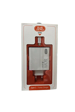 Xiaomi Redmi 9C Uyumlu 180W Gan Type-C Kablolu Turbo Ev Tipi Şarj Aleti Salise Gösterir (Orginal Subzero)