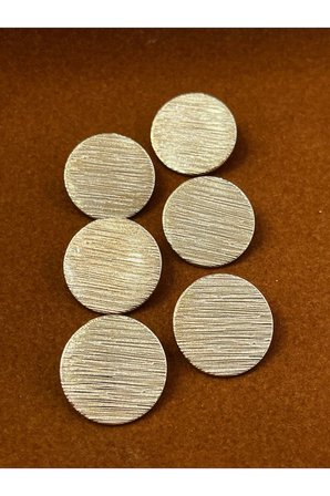 Üstü çizgi detaylı gold kaban-ceket seti