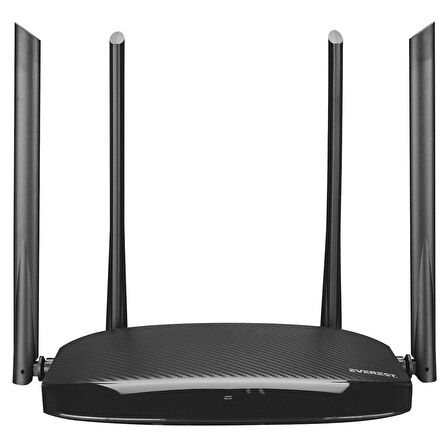 Everest EWR-AC5-V3 AC1200Mbps DualBand 4*6dBi Anten WISP+AP+Repeater Destekli Kablosuz Wifi Router - 35637