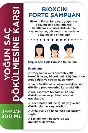 Forte Saç Dökülmelerine Karşı Bitkisel Şampuan 300 Ml