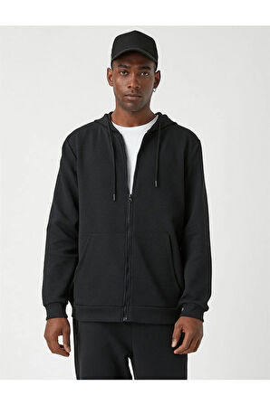 Erkek Giyim Sweatshirt 3wam70068mk Siyah