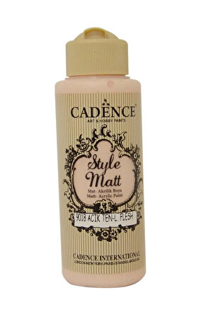 Style Matt Mat Akrilik Boya 9018 Açık Ten 120ml