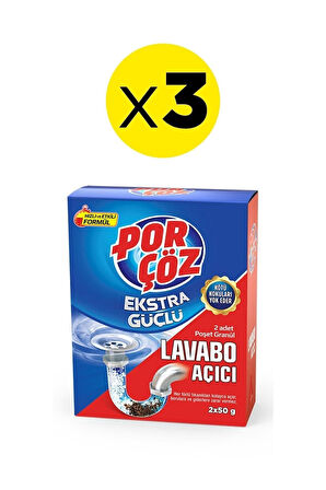 Lavabo Açıcı Granül 2x50 Gr X 3 Adet