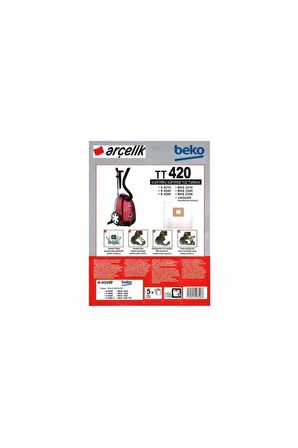 Bks-2250 A - Bks-2240 C Elektrikli Süpürge Toz Torbası Orjinal ( 5 Adet )