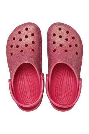 CROCS 211005-IRIDESCENT GLITTER 6ZQ-DRAGON FRUIT KADIN TERLİK