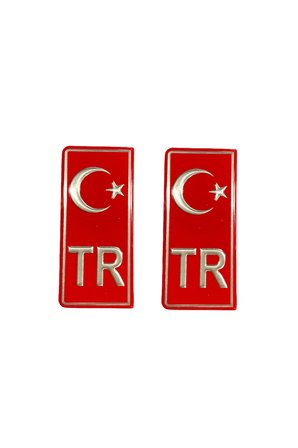 Tr Plaka Sticker (2 Adet ) / Yacıy01