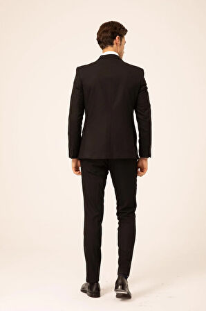 Slim Kalıp Düz Takım Elbise