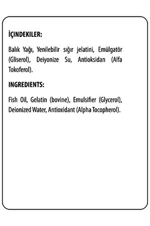 Omega3  Balık Yağ