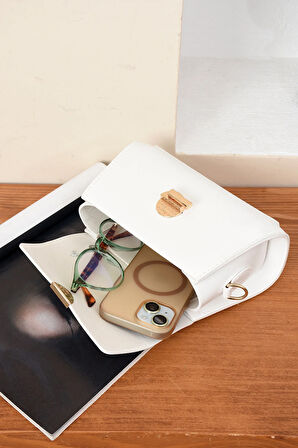 Lüks Tasarımlı Çapraz Askılı El ve Omuz Çantası