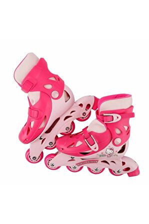 Kız Çocuk Pembe Hello Kitty Inline 4 Teker Paten