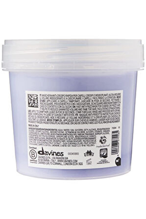 Davines Love Smoothing Instant Mask Kabarma Önleyici Hızlı Saç Maskesi 250ML