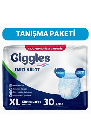 Emici Külot Hasta Bezi XL Beden 30 Adet