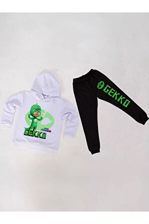 Çocuk Eşofman Takımı Pamuklu Kumaş Kapüşonlu Unisex