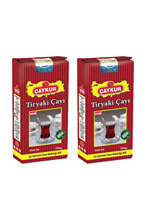 Çaykur Tiryaki 2000 Gr x 2 Paket = 4 Kg Dökme Çay
