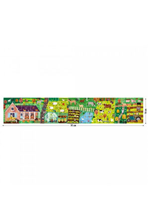 Puzzle + Stickers The Farm Mu24926