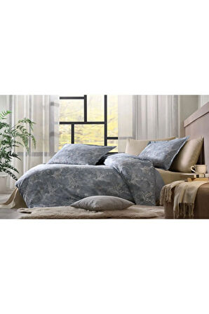 Flor Espiral Çift Kişilik Nevresim Takımı