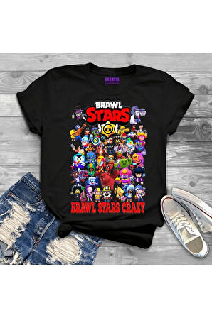 Brawl Stars Baskılı Çocuk T-shirt garalio