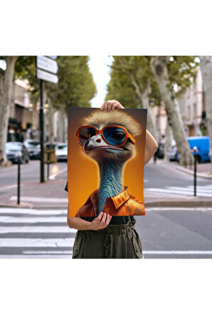 Çerçevesiz Poster Devekuşu