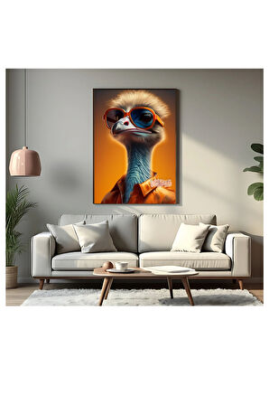 Çerçevesiz Poster Devekuşu