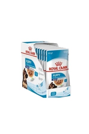 Royal Canin Maxi Puppy Buyuk İrk Yavru Kopekler İ̇Cin Parca Etli Yas Mama 140 Gr X 10 Adet