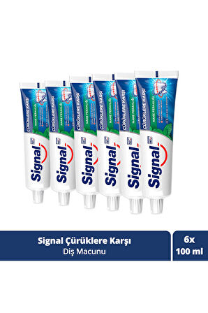  Signal Diş Macunu Çürüklere Karşı Nane Ferahlığı 100 Ml/6