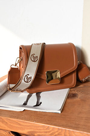 Kadın Mini City Omuz Çantası Kilit Detaylı Çanta