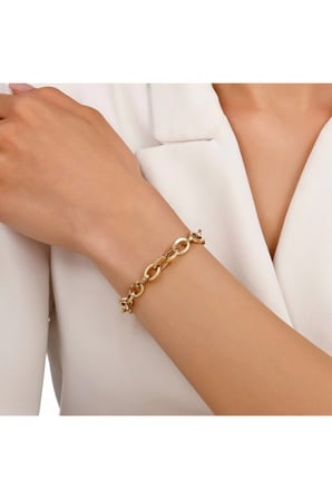 Altın Forse Zincir Bileklik - 14K