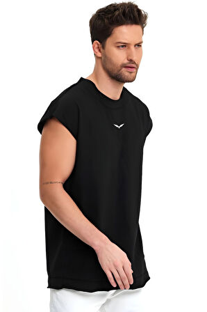 Oversize Büyük Beden T-shirt Kartal baskılı
