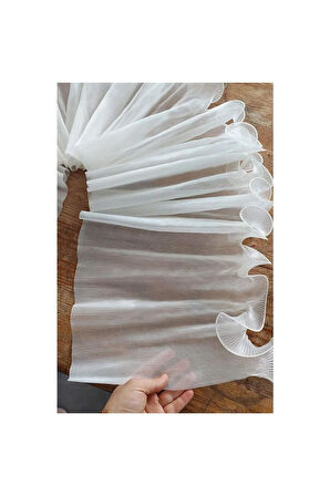 Fırfırlı Çiçek Tülü 5 Mt (35CMX 50 CM), Tül, Çiçek Malzemesi, Gelin Buketi